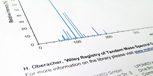 Tandem mass spectral data of our analytical reference standards