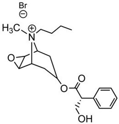 Bild von (-)-Scopolamine-N-butyl bromide