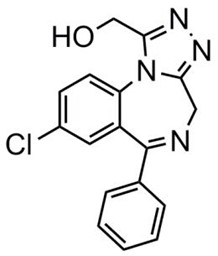 Bild von α-Hydroxyalprazolam