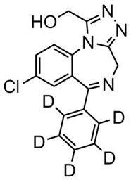 Bild von α-Hydroxyalprazolam-D5