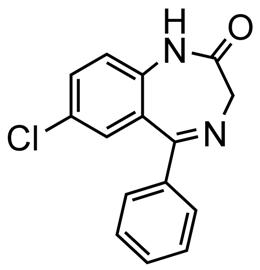 Picture of Nordazepam (Desmethyldiazepam)