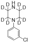 Bild von 1-(3-Chlorophenyl)-piperazine-D8.HCl