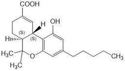 Bild von (+)-11-Nor-delta9-THC carboxylic acid